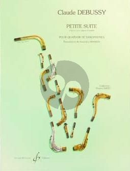 Debussy Petite Suite 4 Sax. (SATB) (Partition/Parties)