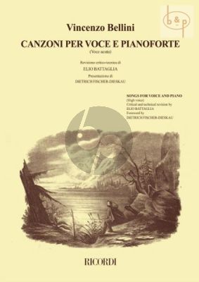 Bellini Canzoni per Voce High Voice (edited by Elio Battaglia) (Foreword Dietrich Fischer-Dieskau)