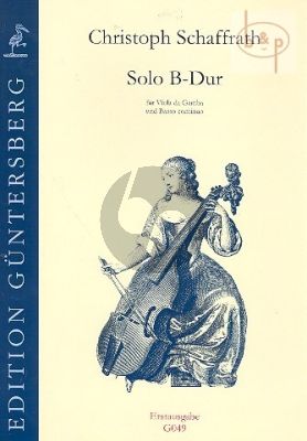 Solo B-dur fur Viola da Gamba und Bc