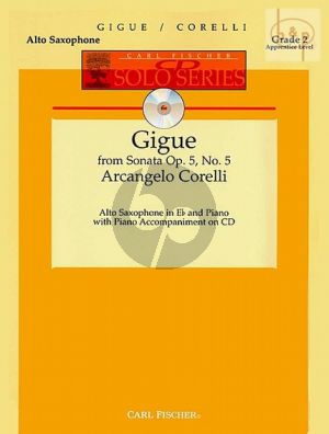 Gigue (from Sonata Op.5 No.5) (Bk-Cd)