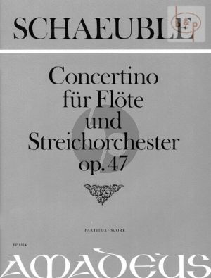 Concertino Op.47 (Flute-Orch.) (Score)
