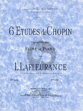 6 Etudes de Chopin Flute-Piano (Lafleurance)