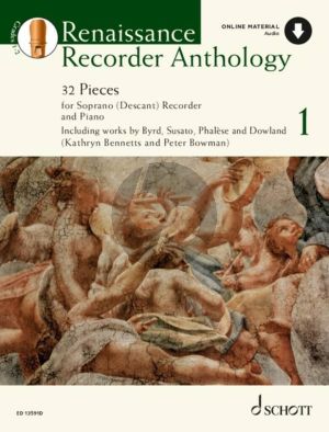 Renaissance Recorder Anthology Vol.1 Soprano Recorder and Piano