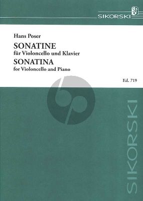 Poser Sonatine Op.54 No.2 (Violoncello und Klavier)