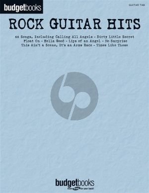 Bugetbooks Rock Guitar Hits
