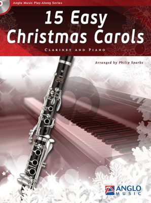 15 Easy Christmas Carols Clarinet-Piano Book with Cd