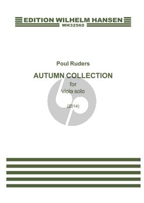 Ruders Autumn Collection for Viola Solo