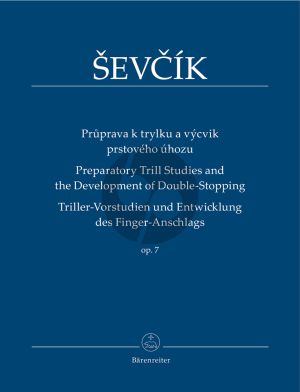 Sevcik Preparatory Trill Studies and the Development of Double-Stopping Op.7