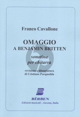 Cavallone Omaggio a Benjamin Britten (Sonatina) for Guitar