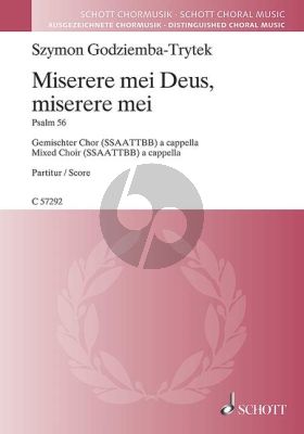 Godziemba-Trytek Miserere mei Deus, miserere mei (Psalm 56) SSAATTBB