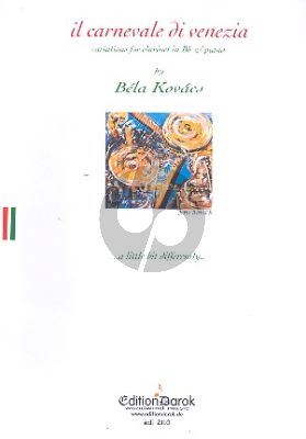 Kovacs Il carnevale di Venezia Klarinette-Klavier