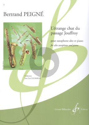 Peigne L'étrange chat du passage Jouffroy Alto Sax.-Piano