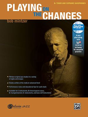Mintzer Playing on the Changes Bb Instruments (Tenor/Soprano Sax.) (Bk-DVD)
