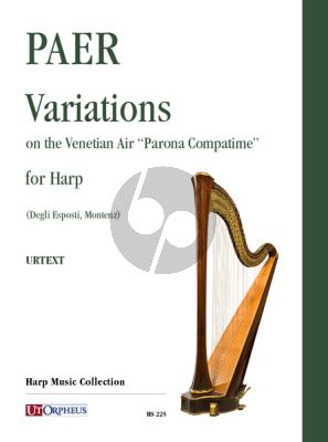 Paer Variations on the Venetian Air “Parona Compatime” Harp