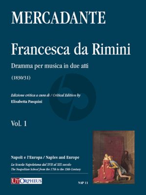 Mercadante Francesca da Rimini. Dramma per musica in due atti