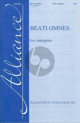 Antognini Beati Omnes Palm 127 (128) SATB