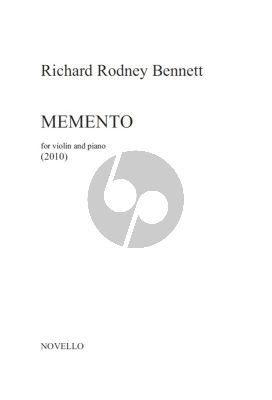 Bennett Memento (2010) Violin-Piano