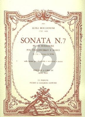 Boccherini Sonata No.7 B-flat major G.565 Violoncello-Bc