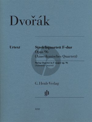 Dvorak Quartet F-major Op. 96 (American Quartet) 2 Vi.-Va.-Vc. Parts