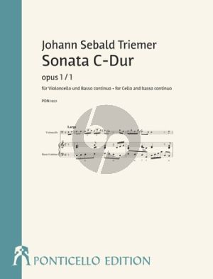 Triemer Sonata C-Dur op. 1 No.1 Violoncello-Bc.