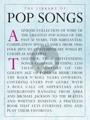 The Library Of Pop Songs for Piano