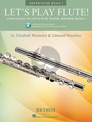 Weinzierl-Wachter Let's Play Flute! – Repertoire Book 1 Book with Online Audio