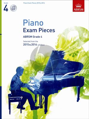 Piano Exam Pieces 2015 & 2016 Grade 4 Book-Cd