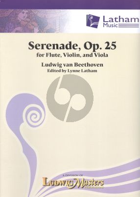 Beethoven Serenade Op.25 Flute-Violin-Viola (Score/Parts)