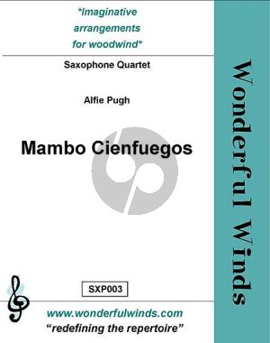 Pugh Mambo Cienfuegos 4 Saxophones (SATB) (Score/Parts)