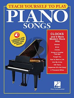 Teach Yourself to Play Piano Songs Clocks and 9 More Modern Rock Hits