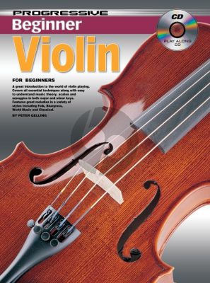 Gelling Progressive Beginner Violin (Bk-Cd)