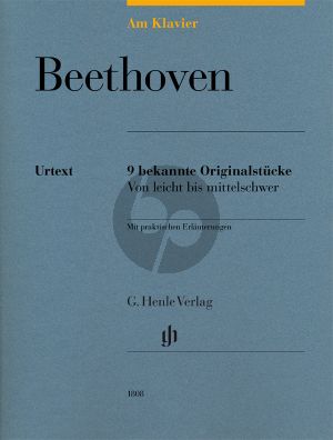 Beethoven am Klavier (9 bekannte Originalstücke)