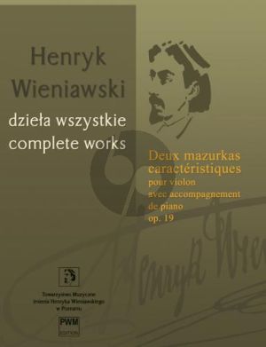 Wieniawski 2 Mazurkas caractéristiques Op. 19 Violin-Piano