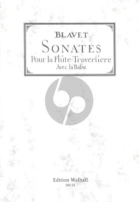 Blavet Sonates Oeuvre 2 et 3 Flute-Bass (facs.)