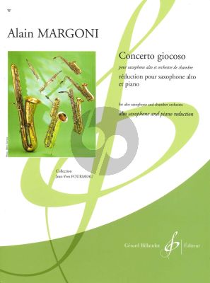 Margoni Concerto giocoso Alto Sax.-Orch. (piano red.)