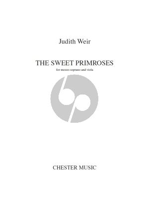 Weir The Sweet Primroses Mezzo-Soprano with Viola
