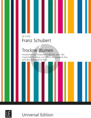 Introduktion und Variationen über Trockne Blumen D802 op.posth.16 Violine-Klavier