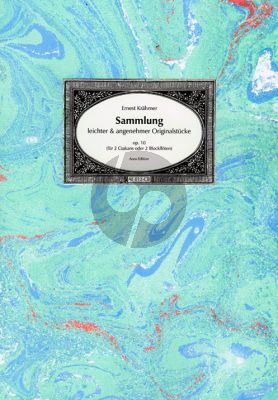 Krahmer Sammlung leichter und angenehmer Originalstücke Op.10