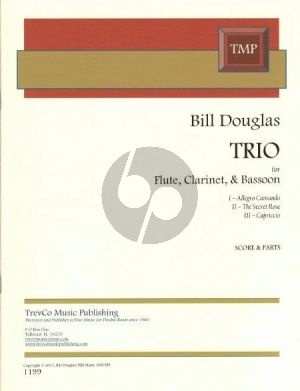 Douglas Trio Flute-Clarinet-Bassoon Score/Parts (Trevco)