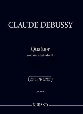 Debussy Quatuor 2 Vi.-Va.-Vc. Score