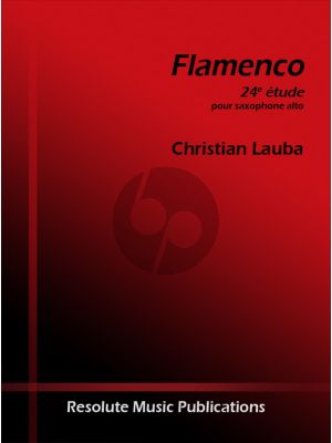 Lauba Flamenco (Etude No.24) Alto Sax. solo