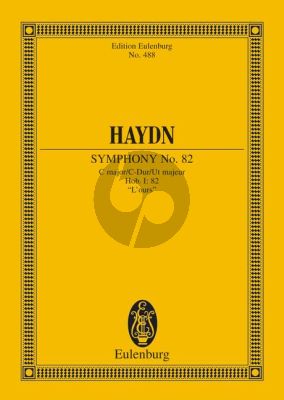 Haydn Symphonie No.82 C-dur (l'Ours) Studienpart.