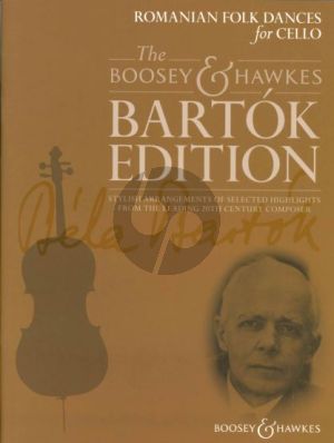 Bartok Romanian Folk Dances for Cello (with Piano) (arr.  Hywel Davies)