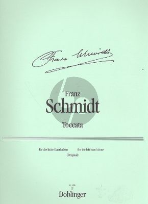 Schmidt Toccata d-moll (1938) Klavier linken Hand