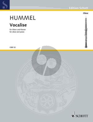 Hummel Vocalise (1994) Oboe-Piano