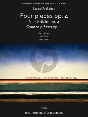 Prokofieff 4 Pieces Op.4 Piano