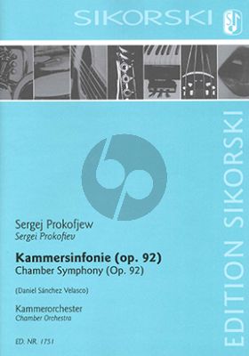 Prokofieff Kammersinfonie für Kammerorchester