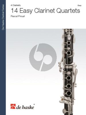 Proust 14 Easy Clarinet Quartets (Score/Parts)
