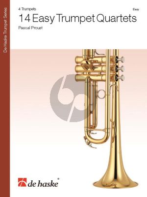 Proust 14 Easy Trumpet Quartets (Score/Parts)