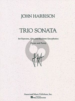Harbison Trio Sonata for 3 Saxophones (SAB) (Score/Parts)